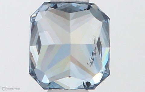 Loose Diamond - RADIANT 0.54ct Fancy Vivid Blue SI2 (1 of 1)