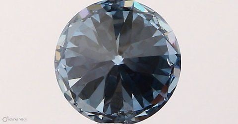Loose Diamond - ROUND 0.7ct Fancy Vivid Blue SI1 (1 of 1)
