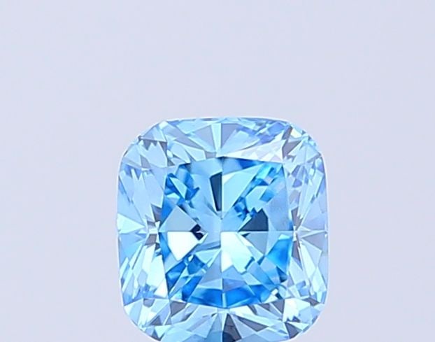 Loose Diamond - CUSHION MODIFIED 1.02ct Fancy Vivid Blue VS2: Loose Diamond - CUSHION MODIFIED 1.02ct Fancy Vivid Blue VS2 Source: This is a real non-mined Diamond that has been grown in a lab Shape: CUSHION MODIFIED Carats: 1.02 Color: Fancy Vivid Blue Certific
