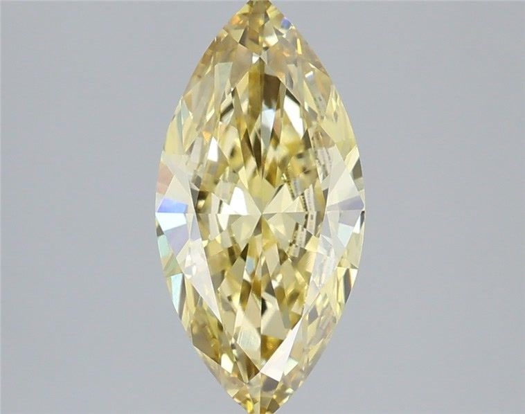 Loose Diamond - MARQUISE 1.4ct Fancy Intense Yellow VVS2: Loose Diamond - MARQUISE 1.4ct Fancy Intense Yellow VVS2 Source: This is a real non-mined Diamond that has been grown in a lab Shape: MARQUISE Carats: 1.4 Color: Fancy Intense Yellow Certification: IG