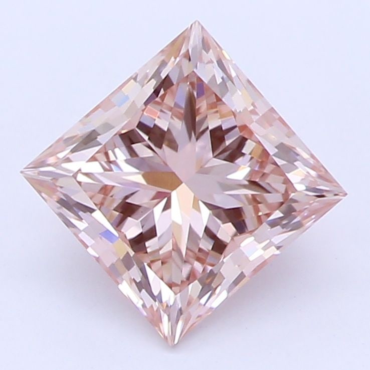 Loose Diamond - PRINCESS 0.95ct Fancy Brown Pink VS1: Loose Diamond - PRINCESS 0.95ct Fancy Brown Pink VS1 Source: This is a real non-mined Diamond that has been grown in a lab Shape: PRINCESS Carats: 0.95 Color: Fancy Brown Pink Certification: GCAL Vide