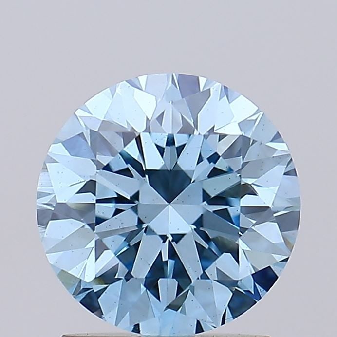Loose Diamond - ROUND 1.51ct Fancy Vivid Blue VS1: Loose Diamond - ROUND 1.51ct Fancy Vivid Blue VS1 Source: This is a real non-mined Diamond that has been grown in a lab Shape: ROUND Carats: 1.51 Color: Fancy Vivid Blue Certification: IGI Video: