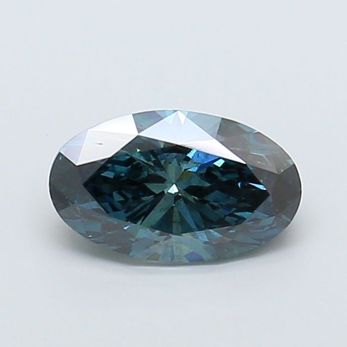 Loose Diamond - OVAL 1.5ct Fancy Deep Green Blue SI1: Loose Diamond - OVAL 1.5ct Fancy Deep Green Blue SI1 Source: This is a real non-mined Diamond that has been grown in a lab Shape: OVAL Carats: 1.5 Color: Fancy Deep Green Blue Certification: IGI