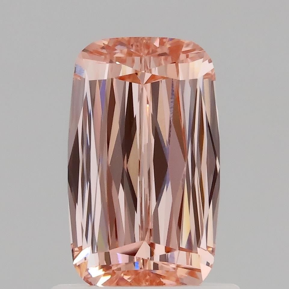 Loose Diamond - CUSHION MODIFIED 1.07ct Fancy Intense Pink VVS2: Loose Diamond - CUSHION MODIFIED 1.07ct Fancy Intense Pink VVS2 Source: This is a real non-mined Diamond that has been grown in a lab Shape: CUSHION MODIFIED Carats: 1.07 Color: Fancy Intense Pink