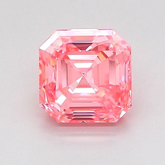 Loose Diamond - ASSCHER 1.01ct Fancy Vivid Pink VS2: Loose Diamond - ASSCHER 1.01ct Fancy Vivid Pink VS2 Source: This is a real non-mined Diamond that has been grown in a lab Shape: ASSCHER Carats: 1.01 Color: Fancy Vivid Pink Certification: IGI