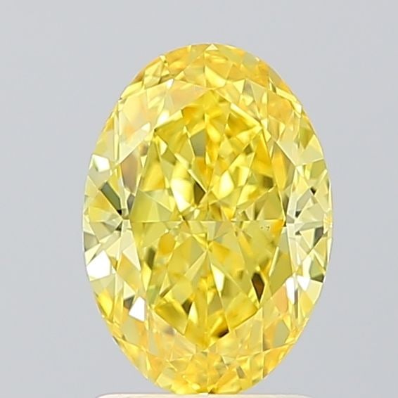 Loose Diamond - OVAL 2.0ct Fancy Vivid Yellow VS1: Loose Diamond - OVAL 2.0ct Fancy Vivid Yellow VS1 Source: This is a real non-mined Diamond that has been grown in a lab Shape: OVAL Carats: 2.0 Color: Fancy Vivid Yellow Certification: IGI Video:
