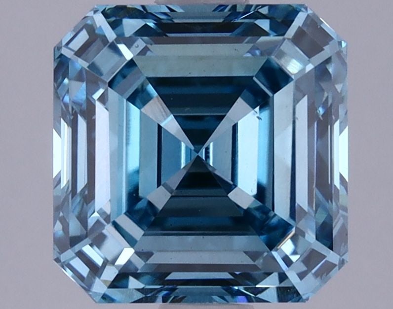 Loose Diamond - SQUARE EMERALD 2.13ct Fancy Vivid Blue VS1: Loose Diamond - SQUARE EMERALD 2.13ct Fancy Vivid Blue VS1 Source: This is a real non-mined Diamond that has been grown in a lab Shape: SQUARE EMERALD Carats: 2.13 Color: Fancy Vivid Blue