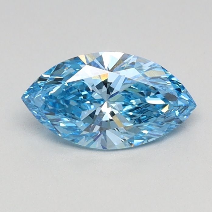 Loose Diamond - MARQUISE 0.43ct Fancy Vivid Blue VS2: Loose Diamond - MARQUISE 0.43ct Fancy Vivid Blue VS2 Source: This is a real non-mined Diamond that has been grown in a lab Shape: MARQUISE Carats: 0.43 Color: Fancy Vivid Blue Certification: IGI