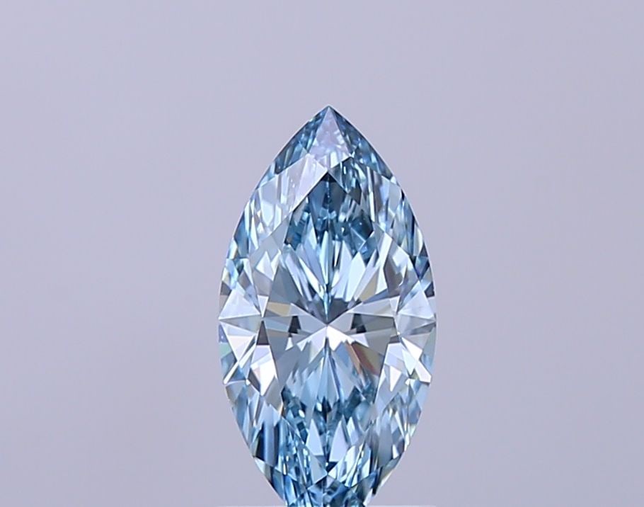 Loose Diamond - MARQUISE 1.07ct Fancy Vivid Blue VVS1: Loose Diamond - MARQUISE 1.07ct Fancy Vivid Blue VVS1 Source: This is a real non-mined Diamond that has been grown in a lab Shape: MARQUISE Carats: 1.07 Color: Fancy Vivid Blue Certification: NONE