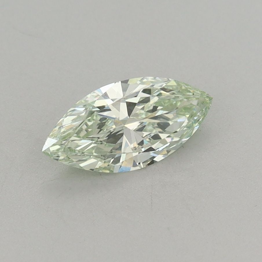 Loose Diamond - MARQUISE 0.52ct Fancy Intense Green VS1: Loose Diamond - MARQUISE 0.52ct Fancy Intense Green VS1 Source: This is a real non-mined Diamond that has been grown in a lab Shape: MARQUISE Carats: 0.52 Color: Fancy Intense Green Certification: