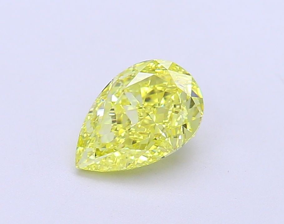 Loose Diamond - PEAR 1.17ct Fancy Vivid Yellow VVS2: Loose Diamond - PEAR 1.17ct Fancy Vivid Yellow VVS2 Source: This is a real non-mined Diamond that has been grown in a lab Shape: PEAR Carats: 1.17 Color: Fancy Vivid Yellow Certification: IGI Video: