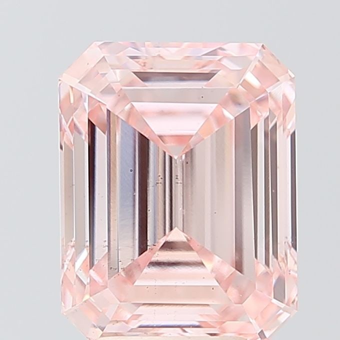 Loose Diamond - EMERALD 4.94ct Fancy Vivid Pink VS1: Loose Diamond - EMERALD 4.94ct Fancy Vivid Pink VS1 Source: This is a real non-mined Diamond that has been grown in a lab Shape: EMERALD Carats: 4.94 Color: Fancy Vivid Pink Certification: NONE