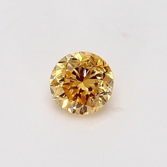 Loose Diamond - ROUND 0.37ct Fancy Intense Yellow Orange: Loose Diamond - ROUND 0.37ct Fancy Intense Yellow Orange Source: Natural Shape: ROUND Carats: 0.37 Color: Fancy Intense Yellow Orange Certification: GIA Video: