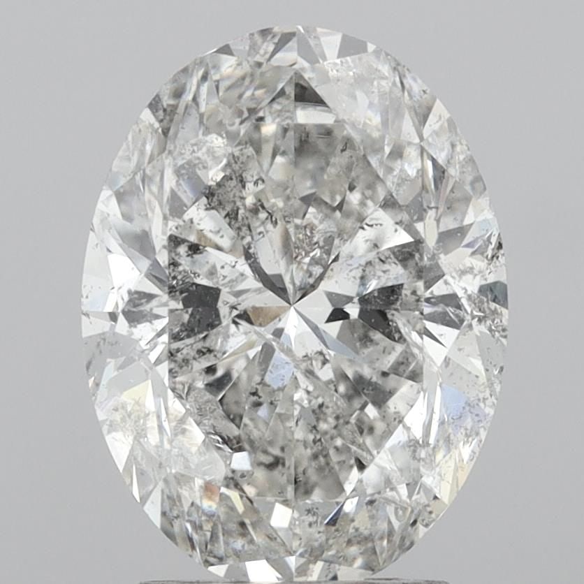 Loose Diamond - OVAL 3.01ct G I2: Loose Diamond - OVAL 3.01ct G I2 Source: Natural Shape: OVAL Carats: 3.01 Color: G Clarity: I2 Certification: GSI Video: