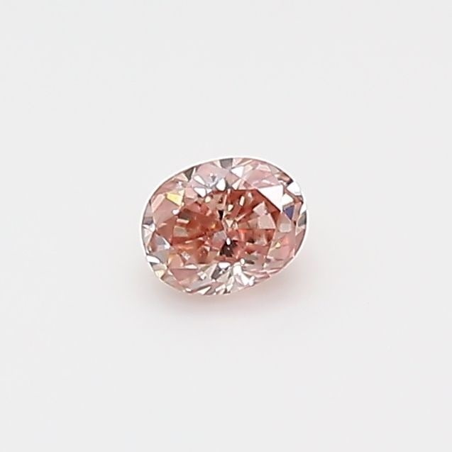 Loose Diamond - OVAL 0.13ct Fancy Intense Orangey Pink (1 of 1)