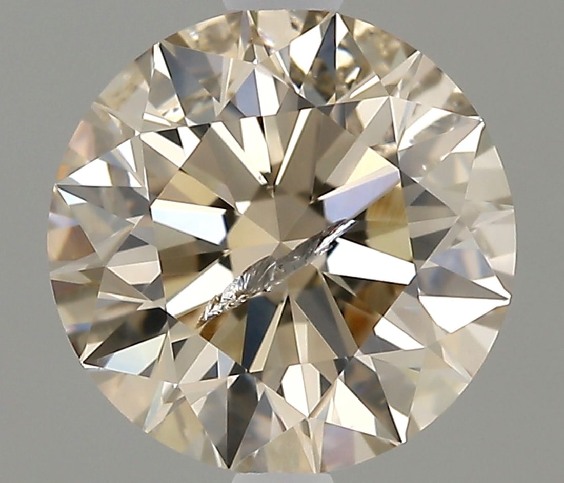 Loose Diamond - ROUND 1.07ct Q-R I2: Loose Diamond - ROUND 1.07ct Q-R I2 Source: Natural Shape: ROUND Carats: 1.07 Color: Q-R Certification: NONE Video: