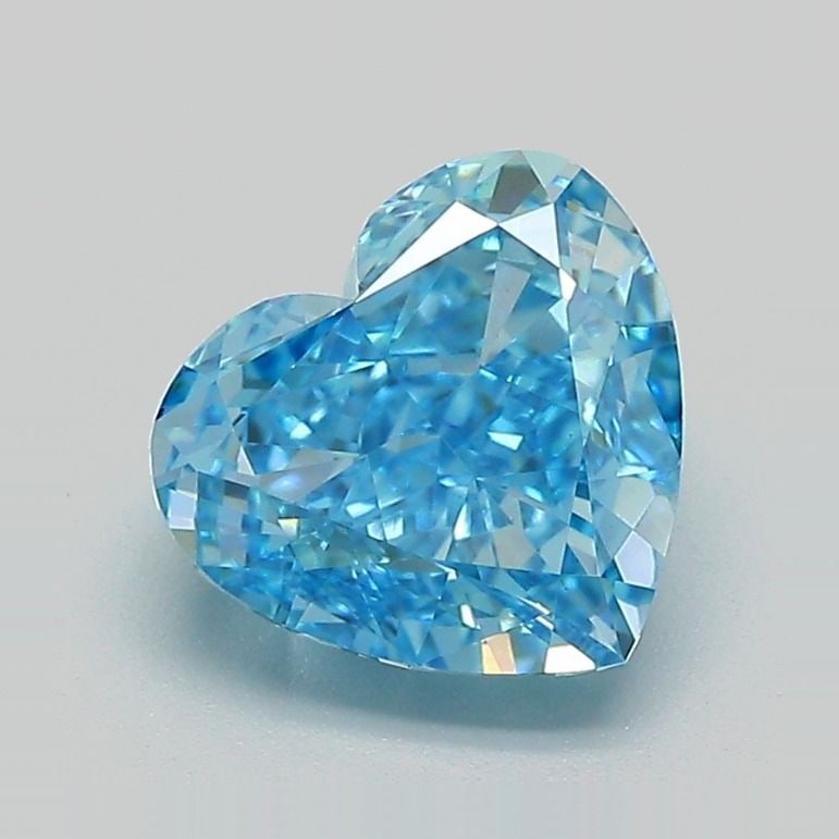 Loose Diamond - HEART 2.4ct Fancy Vivid Blue VS1 (1 of 1)