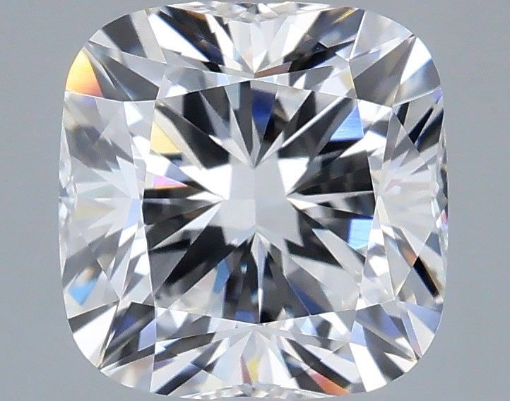 Loose Diamond - CUSHION MODIFIED 2.99ct E VVS2: Loose Diamond - CUSHION MODIFIED 2.99ct E VVS2 Source: This is a real non-mined Diamond that has been grown in a lab Shape: CUSHION MODIFIED Carats: 2.99 Color: E Clarity: VVS2 Certification: IGI Vide