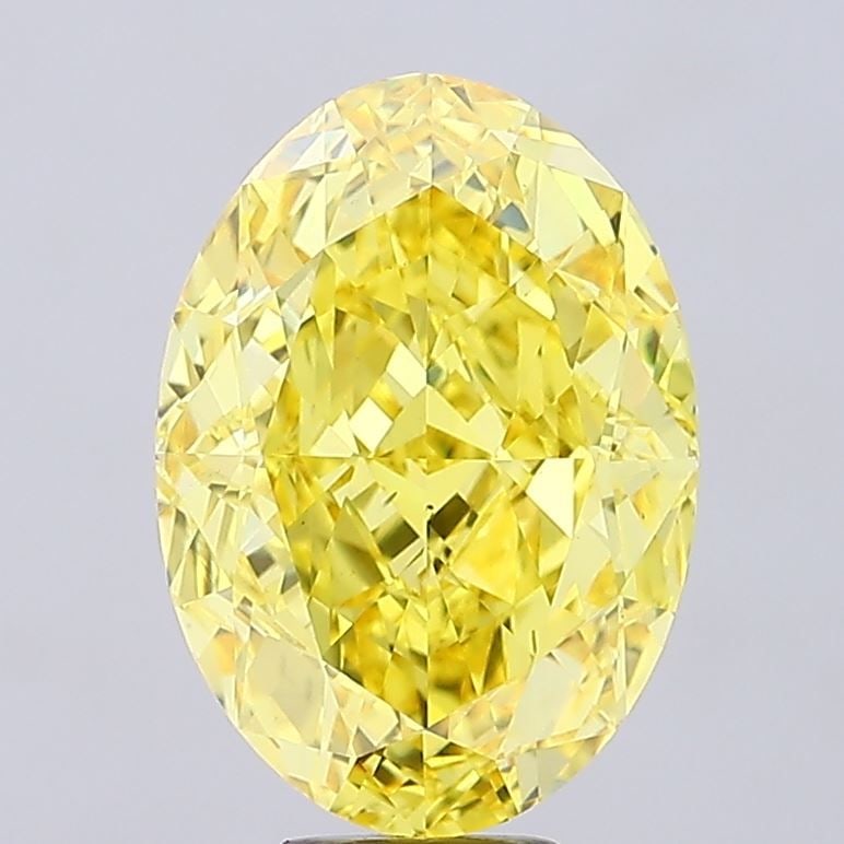 Loose Diamond - OVAL 11.03ct Fancy Vivid Yellow VS1: Loose Diamond - OVAL 11.03ct Fancy Vivid Yellow VS1 Source: This is a real non-mined Diamond that has been grown in a lab Shape: OVAL Carats: 11.03 Color: Fancy Vivid Yellow Certification: IGI
