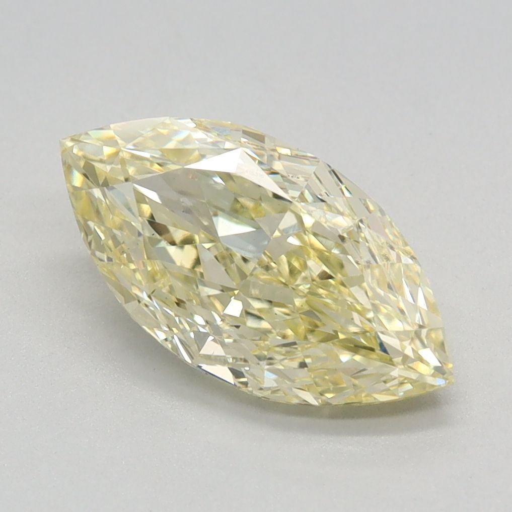 Loose Diamond - MARQUISE 1.56ct Fancy Yellow VS1: Loose Diamond - MARQUISE 1.56ct Fancy Yellow VS1 Source: This is a real non-mined Diamond that has been grown in a lab Shape: MARQUISE Carats: 1.56 Color: Fancy Yellow Certification: IGI Video: