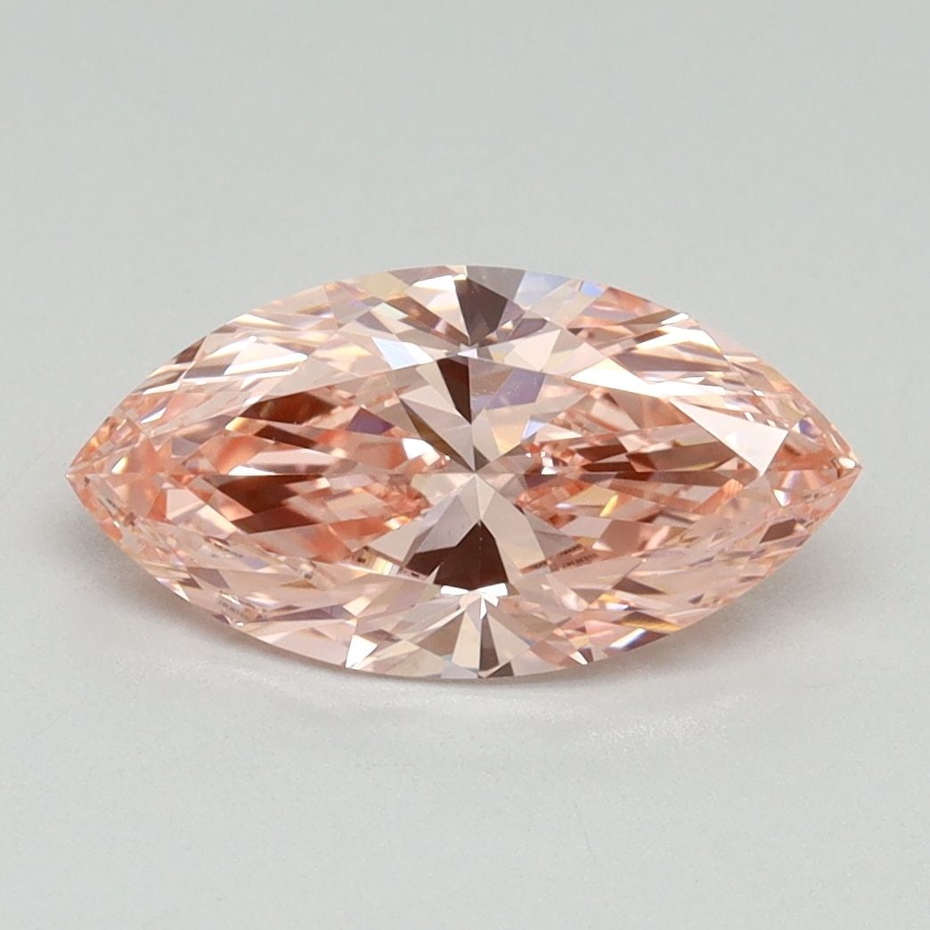 Loose Diamond - MARQUISE 1.61ct Fancy Vivid Pink VS1: Loose Diamond - MARQUISE 1.61ct Fancy Vivid Pink VS1 Source: This is a real non-mined Diamond that has been grown in a lab Shape: MARQUISE Carats: 1.61 Color: Fancy Vivid Pink Certification: IGI Video