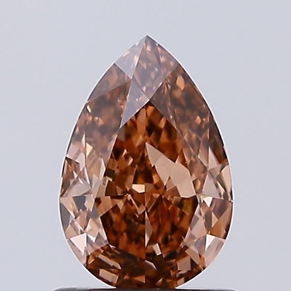 Loose Diamond - PEAR 1.0ct Fancy Brown VVS2: Loose Diamond - PEAR 1.0ct Fancy Brown VVS2 Source: This is a real non-mined Diamond that has been grown in a lab Shape: PEAR Carats: 1.0 Color: Fancy Brown Certification: IGI Video: