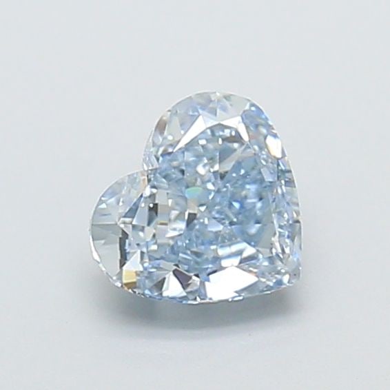 Loose Diamond - HEART 1.11ct Fancy Blue VS1: Loose Diamond - HEART 1.11ct Fancy Blue VS1 Source: This is a real non-mined Diamond that has been grown in a lab Shape: HEART Carats: 1.11 Color: Fancy Blue Certification: IGI Video: