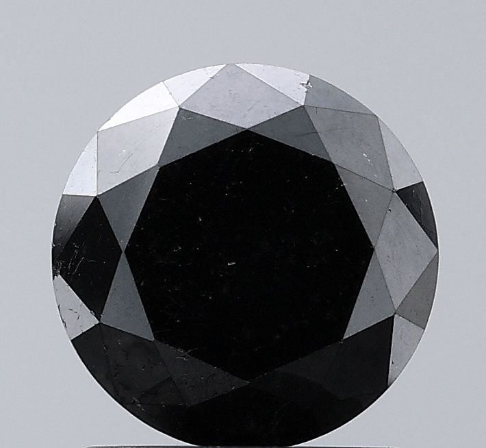 Loose Diamond - ROUND 1.82ct Black VVS2: Loose Diamond - ROUND 1.82ct Black VVS2 Source: Natural Shape: ROUND Carats: 1.82 Color: Black Certification: NONE Video:
