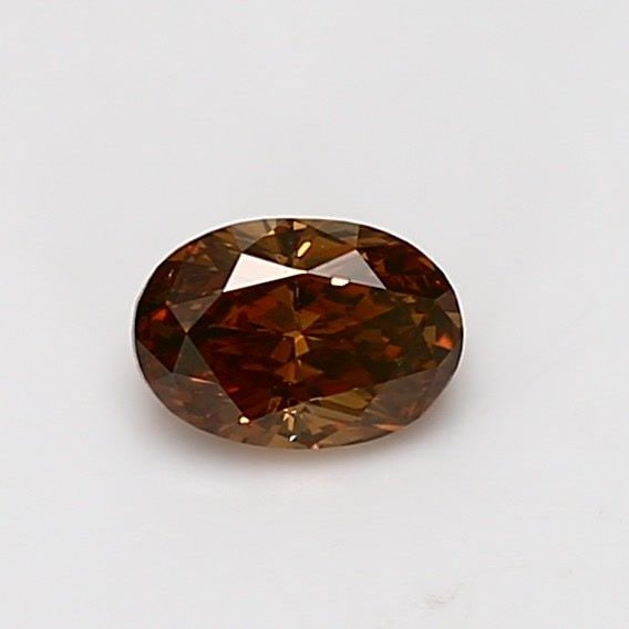 Loose Diamond - OVAL 0.5ct Fancy Deep Orange Brown: Loose Diamond - OVAL 0.5ct Fancy Deep Orange Brown Source: Natural Shape: OVAL Carats: 0.5 Color: Fancy Deep Orange Brown Certification: GIA Video: