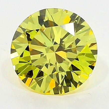Loose Diamond - ROUND 0.35ct Fancy Vivid Yellow VS2: Loose Diamond - ROUND 0.35ct Fancy Vivid Yellow VS2 Source: Natural Shape: ROUND Carats: 0.35 Color: Fancy Vivid Yellow Certification: GIA The Diamond Depot Guarantee: All items in this auction are gu