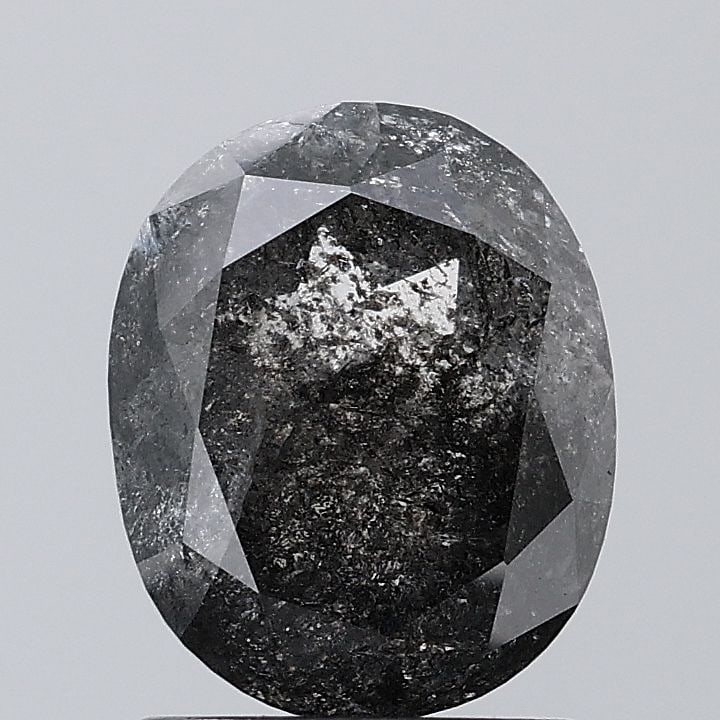 Loose Diamond - OVAL 2.26ct Salt and Pepper VVS2: Loose Diamond - OVAL 2.26ct Salt and Pepper VVS2 Source: Natural Shape: OVAL Carats: 2.26 Color: Salt and Pepper Certification: NONE Video: