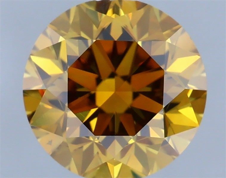 Loose Diamond - ROUND 1.01ct Fancy Deep Brown Yellow VS2: Loose Diamond - ROUND 1.01ct Fancy Deep Brown Yellow VS2 Source: Natural Shape: ROUND Carats: 1.01 Color: Fancy Deep Brown Yellow Certification: GIA Video: