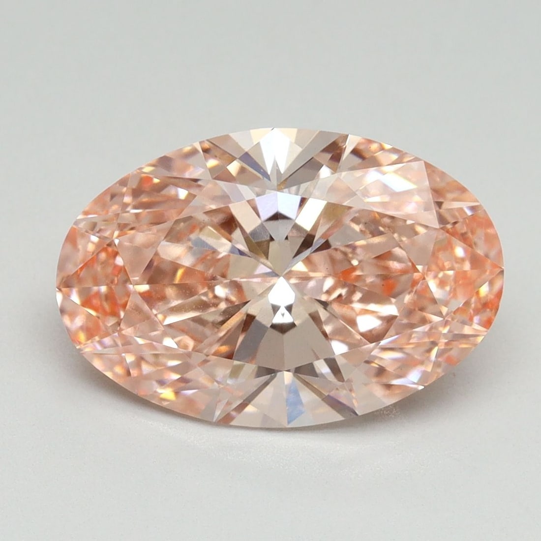 Loose Diamond - OVAL 4.17ct Fancy Vivid Pink VS1: Loose Diamond - OVAL 4.17ct Fancy Vivid Pink VS1 Source: This is a real non-mined Diamond that has been grown in a lab Shape: OVAL Carats: 4.17 Color: Fancy Vivid Pink Certification: IGI Video: