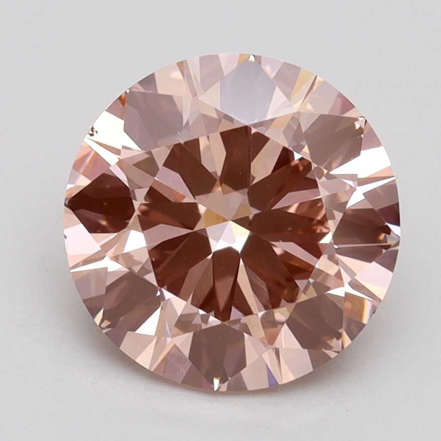 Loose Diamond - ROUND 2.63ct Fancy Intense Pink VS2: Loose Diamond - ROUND 2.63ct Fancy Intense Pink VS2 Source: This is a real non-mined Diamond that has been grown in a lab Shape: ROUND Carats: 2.63 Color: Fancy Intense Pink Certification: IGI Video: