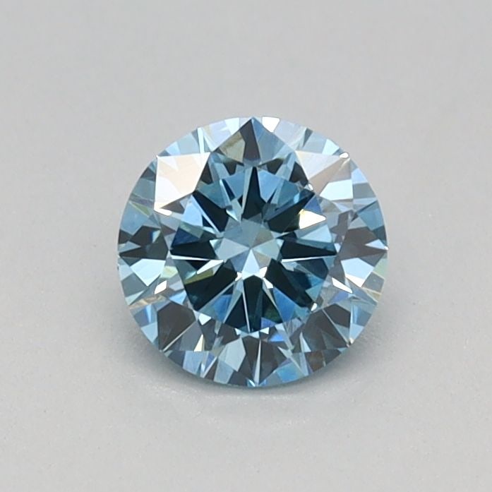 Loose Diamond - ROUND 0.35ct Fancy Vivid Blue VVS2: Loose Diamond - ROUND 0.35ct Fancy Vivid Blue VVS2 Source: This is a real non-mined Diamond that has been grown in a lab Shape: ROUND Carats: 0.35 Color: Fancy Vivid Blue Certification: IGI Video: