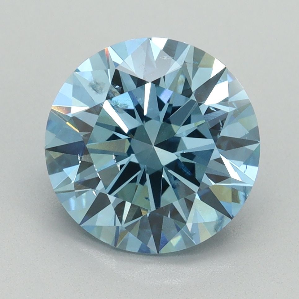 Loose Diamond - ROUND 3.0ct Fancy Vivid Blue SI2: Loose Diamond - ROUND 3.0ct Fancy Vivid Blue SI2 Source: This is a real non-mined Diamond that has been grown in a lab Shape: ROUND Carats: 3.0 Color: Fancy Vivid Blue Certification: IGI Video: