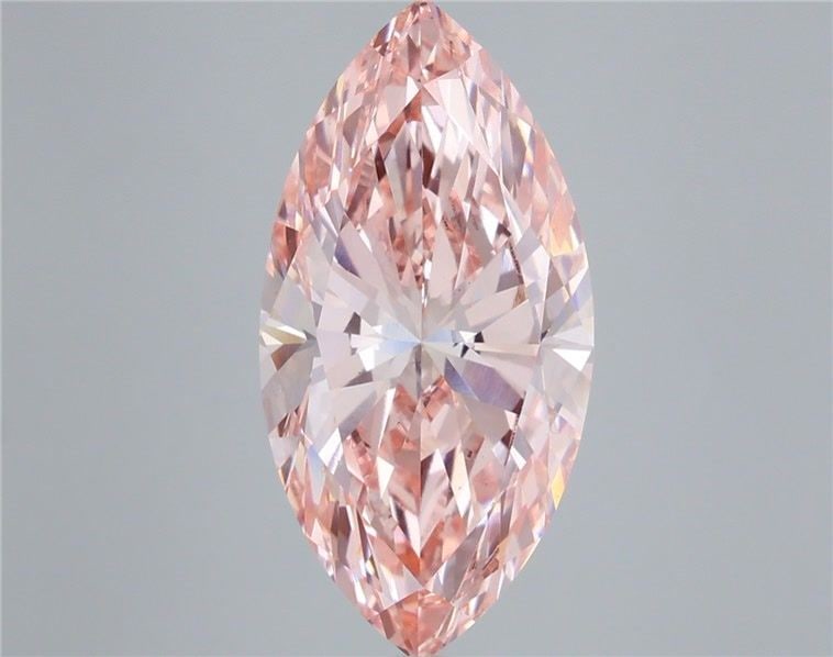 Loose Diamond - MARQUISE 6.28ct Fancy Vivid Pink VS1: Loose Diamond - MARQUISE 6.28ct Fancy Vivid Pink VS1 Source: This is a real non-mined Diamond that has been grown in a lab Shape: MARQUISE Carats: 6.28 Color: Fancy Vivid Pink Certification: IGI Video