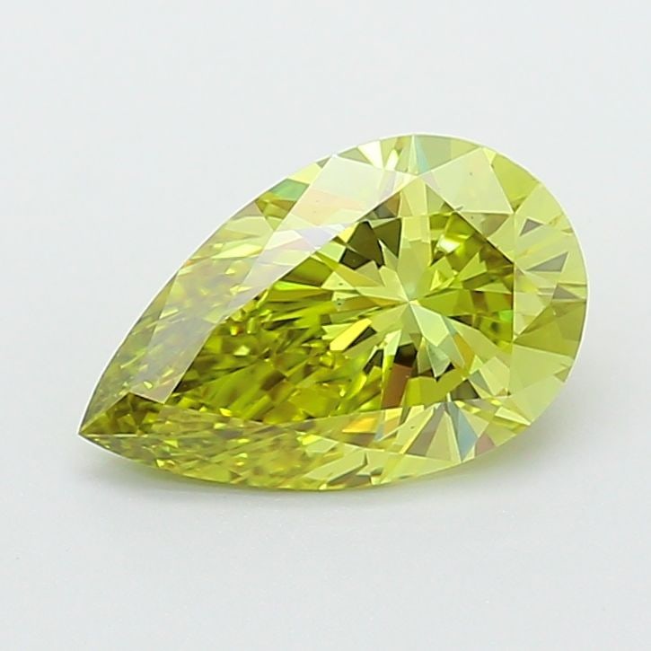 Loose Diamond - PEAR 3.09ct Fancy Intense Greenish Yellow VS2: Loose Diamond - PEAR 3.09ct Fancy Intense Greenish Yellow VS2 Source: This is a real non-mined Diamond that has been grown in a lab Shape: PEAR Carats: 3.09 Color: Fancy Intense Greenish Yellow