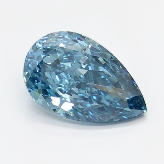 Loose Diamond - PEAR 0.92ct Fancy Vivid Blue VVS2: Loose Diamond - PEAR 0.92ct Fancy Vivid Blue VVS2 Source: This is a real non-mined Diamond that has been grown in a lab Shape: PEAR Carats: 0.92 Color: Fancy Vivid Blue Certification: NONE Video: