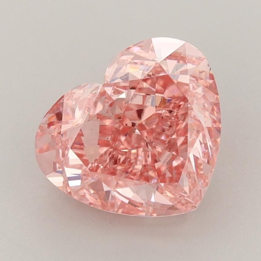 Loose Diamond - HEART 3.02ct Fancy Vivid Pink VS2: Loose Diamond - HEART 3.02ct Fancy Vivid Pink VS2 Source: This is a real non-mined Diamond that has been grown in a lab Shape: HEART Carats: 3.02 Color: Fancy Vivid Pink Certification: IGI Video: