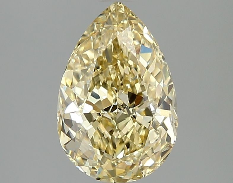 Loose Diamond - PEAR 2.09ct Fancy Intense Yellow VVS2: Loose Diamond - PEAR 2.09ct Fancy Intense Yellow VVS2 Source: This is a real non-mined Diamond that has been grown in a lab Shape: PEAR Carats: 2.09 Color: Fancy Intense Yellow Certification: IGI