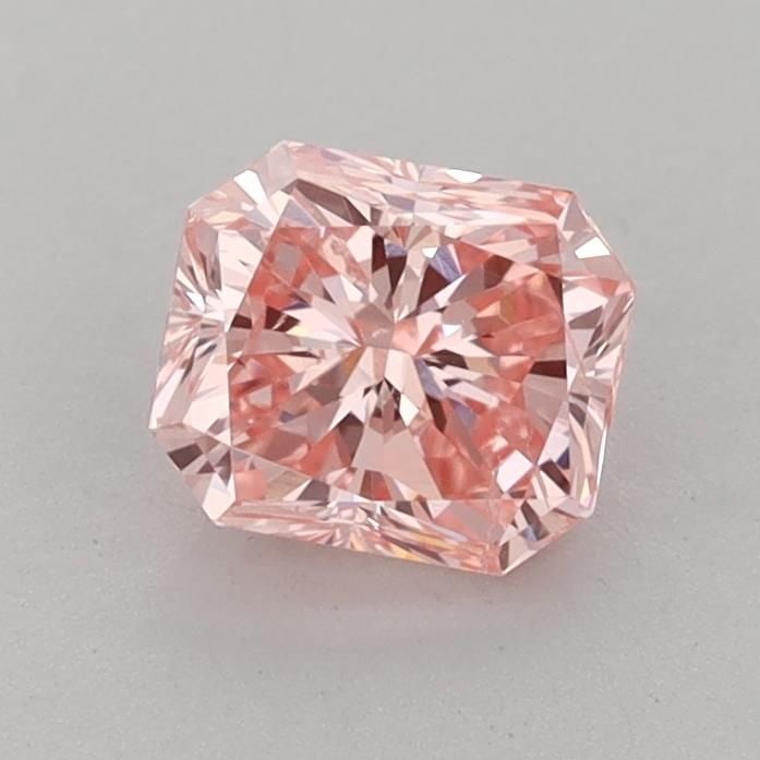 Loose Diamond - RADIANT 0.92ct Fancy Vivid Pink SI1: Loose Diamond - RADIANT 0.92ct Fancy Vivid Pink SI1 Source: This is a real non-mined Diamond that has been grown in a lab Shape: RADIANT Carats: 0.92 Color: Fancy Vivid Pink Certification: IGI