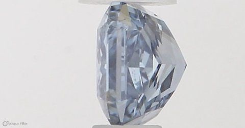 Loose Diamond - SQUARE RADIANT 0.35ct Fancy Vivid Blue SI1: Loose Diamond - SQUARE RADIANT 0.35ct Fancy Vivid Blue SI1 Source: This is a real non-mined Diamond that has been grown in a lab Shape: SQUARE RADIANT Carats: 0.35 Color: Fancy Vivid Blue
