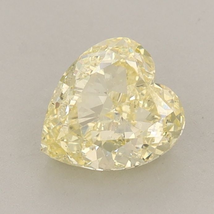 Loose Diamond - HEART 1.03ct Fancy Light Yellow VS1: Loose Diamond - HEART 1.03ct Fancy Light Yellow VS1 Source: This is a real non-mined Diamond that has been grown in a lab Shape: HEART Carats: 1.03 Color: Fancy Light Yellow Certification: IGI