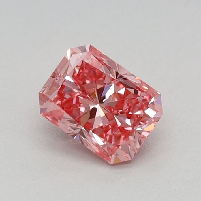 Loose Diamond - RADIANT 0.4ct Fancy Vivid Pink VVS2: Loose Diamond - RADIANT 0.4ct Fancy Vivid Pink VVS2 Source: This is a real non-mined Diamond that has been grown in a lab Shape: RADIANT Carats: 0.4 Color: Fancy Vivid Pink Certification: IGI Video: