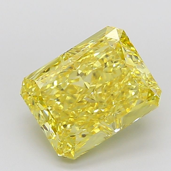 Loose Diamond - RADIANT 7.07ct Fancy Vivid Yellow VS1: Loose Diamond - RADIANT 7.07ct Fancy Vivid Yellow VS1 Source: This is a real non-mined Diamond that has been grown in a lab Shape: RADIANT Carats: 7.07 Color: Fancy Vivid Yellow Certification: IGI Vid