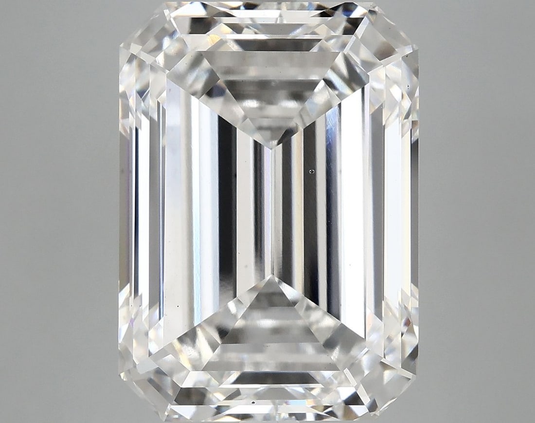 Loose Diamond - EMERALD 12.33ct E VS2: Loose Diamond - EMERALD 12.33ct E VS2 Source: This is a real non-mined Diamond that has been grown in a lab Shape: EMERALD Carats: 12.33 Color: E Clarity: VS2 Certification: IGI Video:
