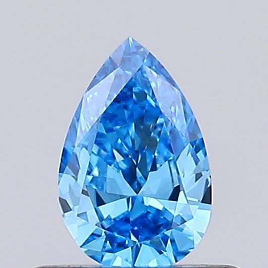 Loose Diamond - PEAR 0.33ct Fancy Vivid Blue VVS2: Loose Diamond - PEAR 0.33ct Fancy Vivid Blue VVS2 Source: This is a real non-mined Diamond that has been grown in a lab Shape: PEAR Carats: 0.33 Color: Fancy Vivid Blue Certification: NONE Video: