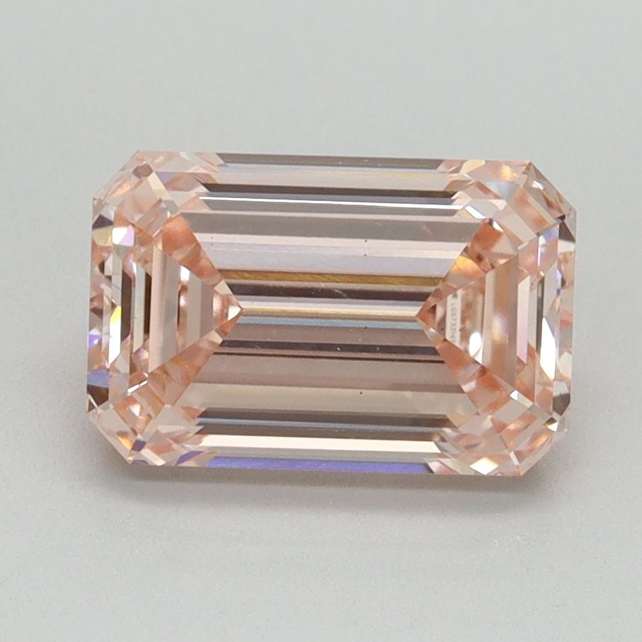 Loose Diamond - EMERALD 2.13ct Fancy Intense Pink VS1: Loose Diamond - EMERALD 2.13ct Fancy Intense Pink VS1 Source: This is a real non-mined Diamond that has been grown in a lab Shape: EMERALD Carats: 2.13 Color: Fancy Intense Pink Certification: IGI Vid
