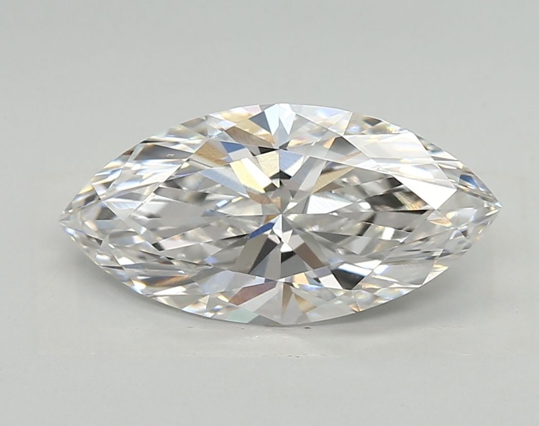 Loose Diamond - MARQUISE 2.39ct E VVS2: Loose Diamond - MARQUISE 2.39ct E VVS2 Source: This is a real non-mined Diamond that has been grown in a lab Shape: MARQUISE Carats: 2.39 Color: E Clarity: VVS2 Certification: IGI Video: